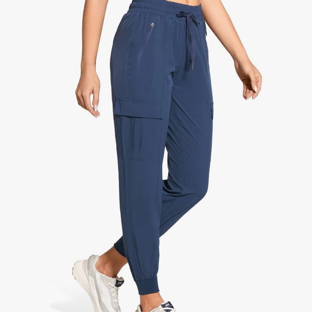 Navy Blue Women's Cargo Jogger/hiking Pants